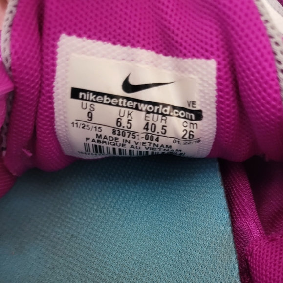 Nike Womens Flex 2016 RN Running Shoes Gray 830751-004 Low Top Mesh Lace Up Sz 9 - Picture 7 of 9